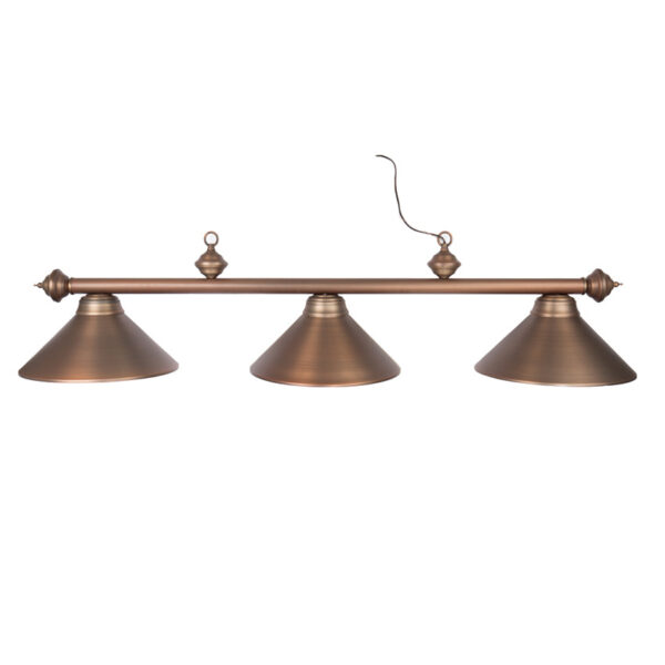 Presidential Billiards Pool Table Light - Oil Rubbed Bronze with Oil Rubbed Bronze Accents and Shades