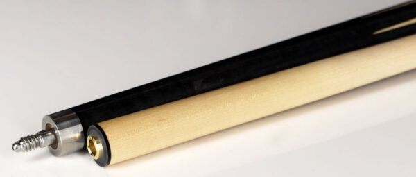 J Pechauer P07N Pro Series Pool Cue - Carbon Stain with Natural Points - Image 3