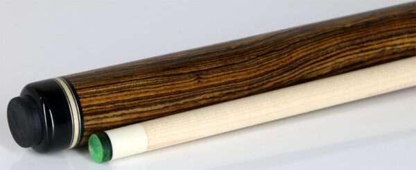 J Pechauer P08N Pro Series Pool Cue - Natural and Bocote with Bocote Points - Image 2