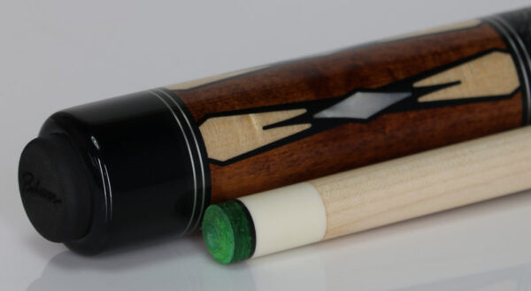 J Pechauer P09N Pro Series Pool Cue - Chesnut Stain with Maple Points - Image 2
