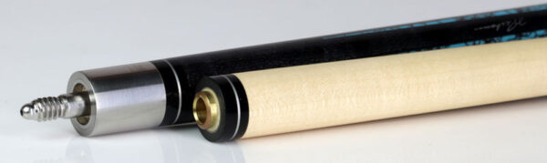 J Pechauer P19C-TQ Pro Series Pool Cue - Ebony Stain with Turquoise Points - Image 4