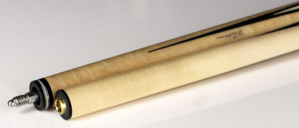 J Pechauer P22N Pro Series Pool Cue - Maple with Sim. Ebony and Gold Vein Inlays - Image 4
