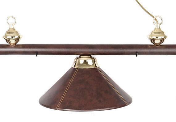 Presidential Billiards Pool Table Light - Brown Leather