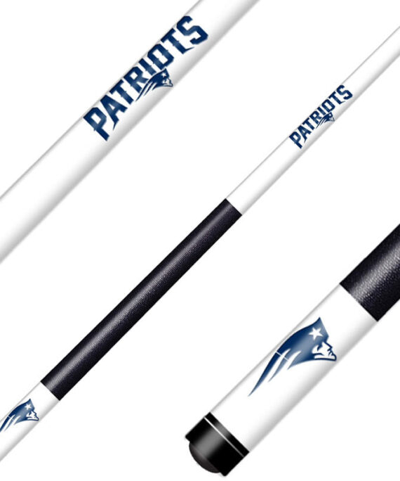 New England Patriots Cue Laser Etched Billiard Cue