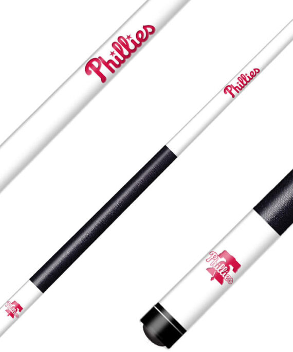Philadelphia Phillies Cue Laser Etched Billiard Cue