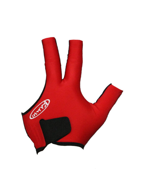 Kamui Quick Dry Red Billiard Glove - Left Hand