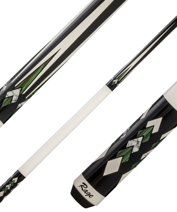 Rage RG221 Pool Cue - Green Cascades