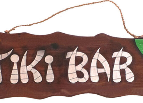 Tiki Bar Outdoor Sign