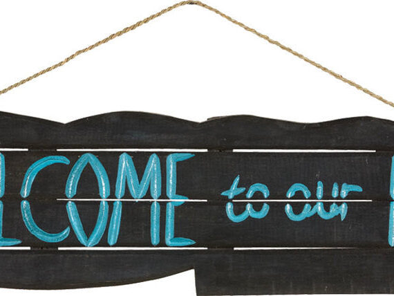 Welcome To Our Pool Outdoor Sign