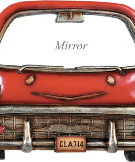 Red Car Mirror