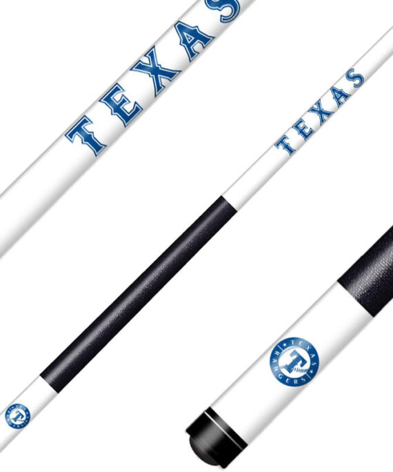 Texas Rangers Cue Laser Etched Billiard Cue