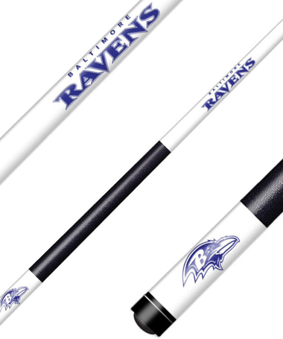 Baltimore Ravens Cue Laser Etched Billiard Cue