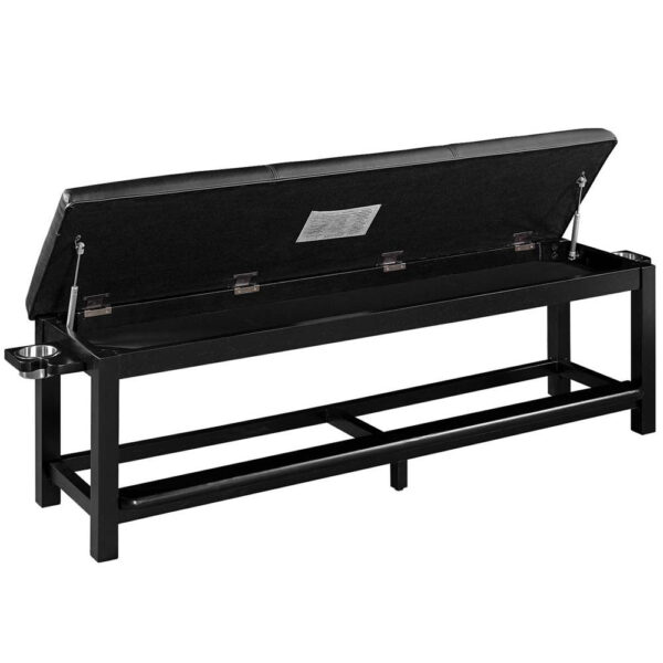 Ram Gameroom Spectator Bench Black - Image 3