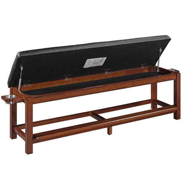 Ram Gameroom Spectator Bench Chestnut - Image 3