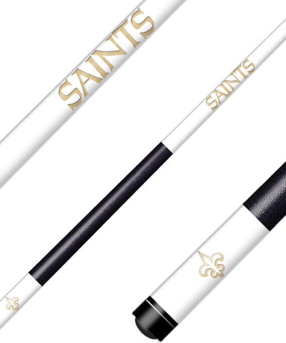 New Orleans Saints Cue Laser Etched Billiard Cue