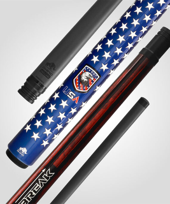 Rhino RCBRKVOYUSA Voyager Series Carbon Break Cue - USA