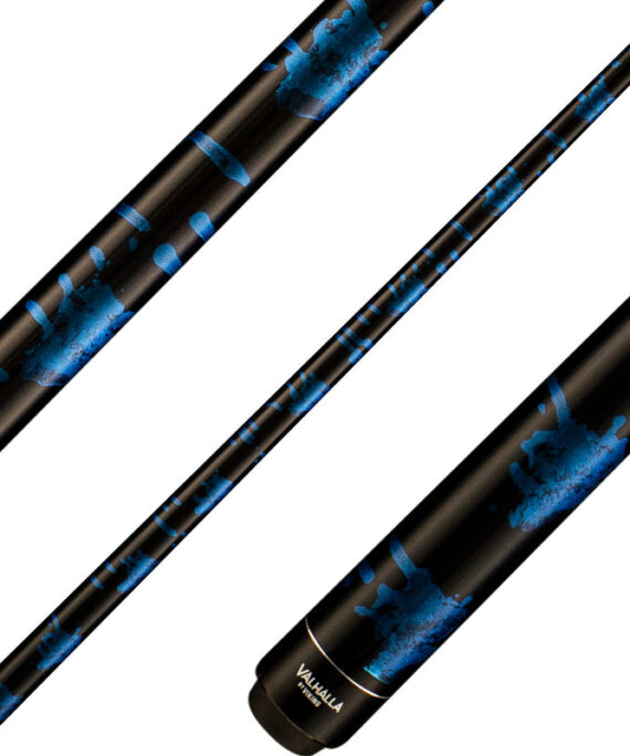 Valhalla VA211 Cue - Blue and Black Marble Paint