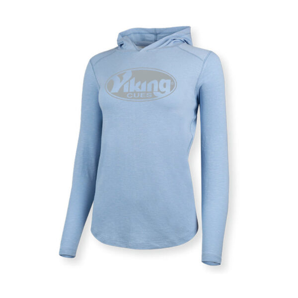 Viking Women's Fireside Sky Blue Hoodie - Image 7