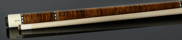 Schon STL1 Dark Stained Curly Maple Pool Cue - STL1SPCURDS2 - Image 2