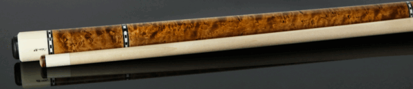 Schon STL1 Full Dark Stained Birdseye Maple Pool Cue - STL1SPBEDS2 - Image 2
