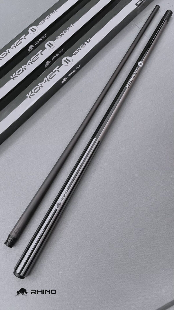Rhino RCBRKKOM2 Komet 2 Carbon Break Cue - Silver - Image 11