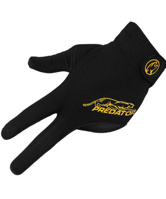 Predator Second Skin Closed Finger Left Hand Pool Cue Glove - Black/Yellow