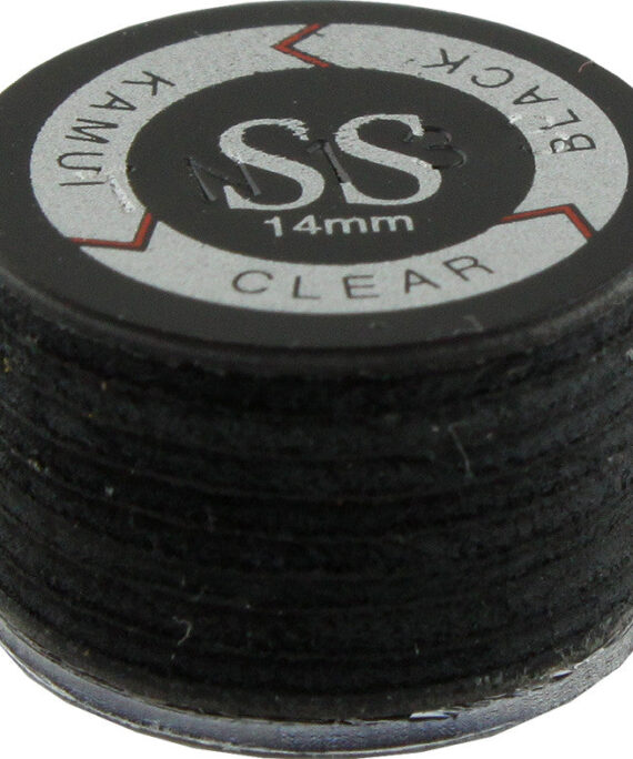 Kamui Clear Black Laminated Leather Tips - Super Soft