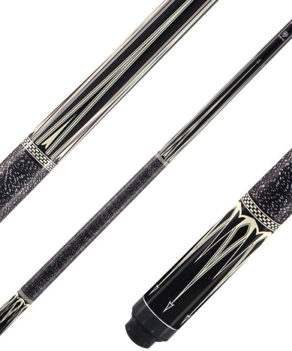 Lucky L22 Cue - Black with White Points