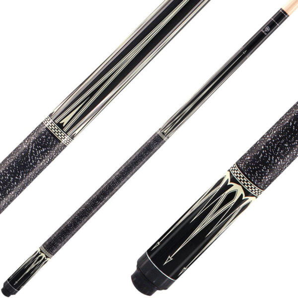 Lucky L22 Cue - Black with White Points