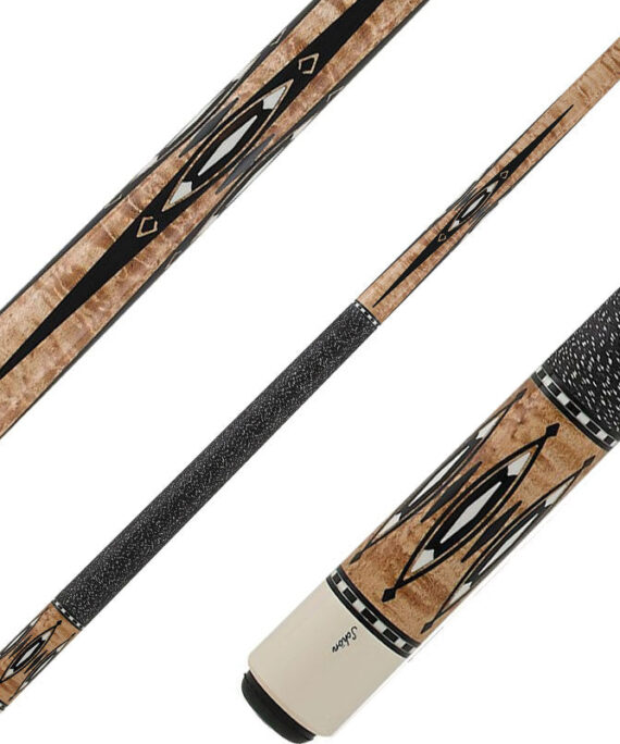 Schon CX88 Pool Cue - Birdseye Maple with Ebony and Micarta