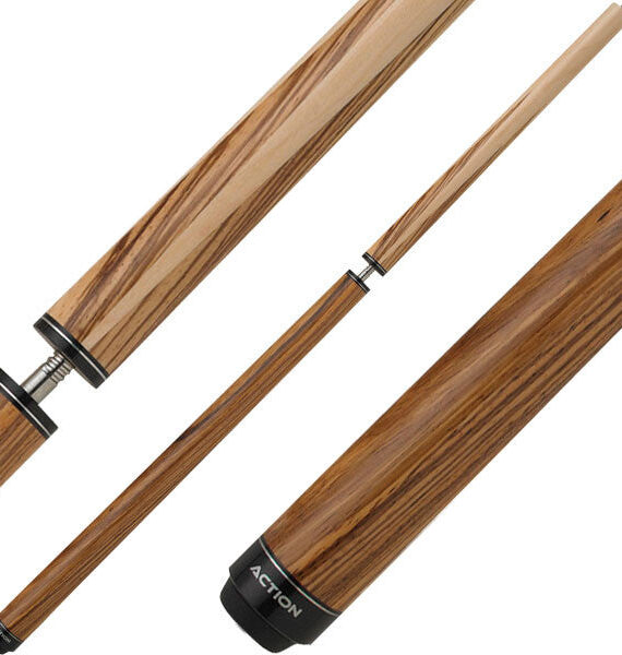 Action ACTBJZ Break/Jump Cue - Zebrawood
