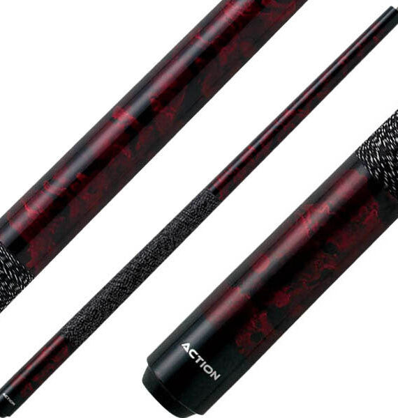 Action JR09 52 Inch Junior Cue - Burgundy