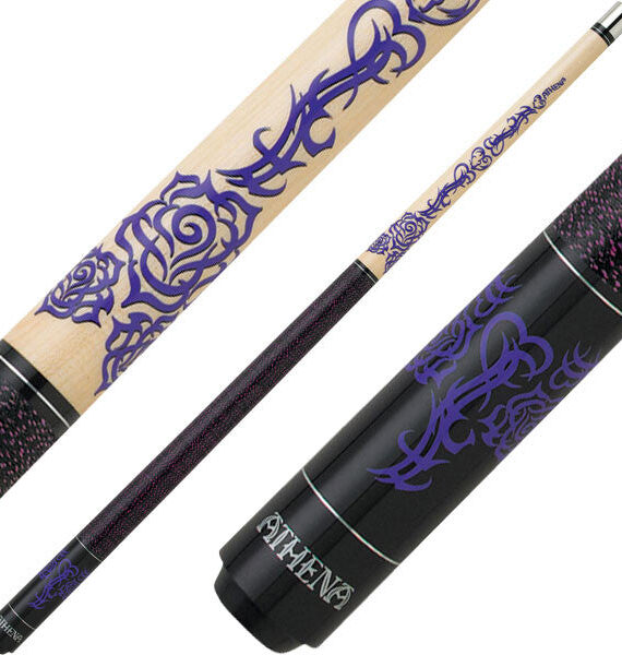 Athena ATH31 Cue - Purple Tribal Flower