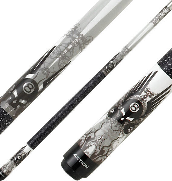 Eight Ball Mafia EBM01 Play Cue - 8 Ball Skull with Wings