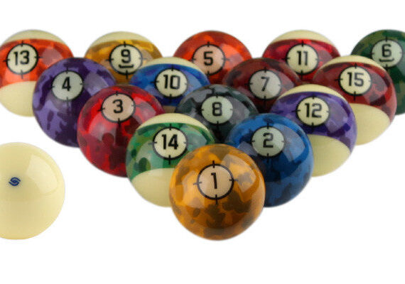 Aramith Camouflage Pool Balls