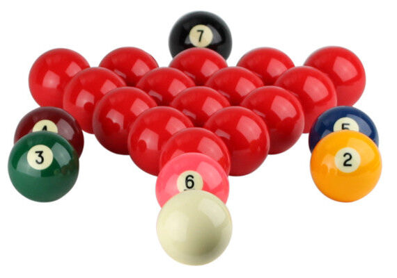 Aramith Numbered Snooker Ball Set - 2 1/8"