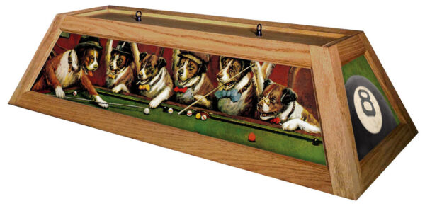 Pool Dogs Pool Table Light Oak Stain