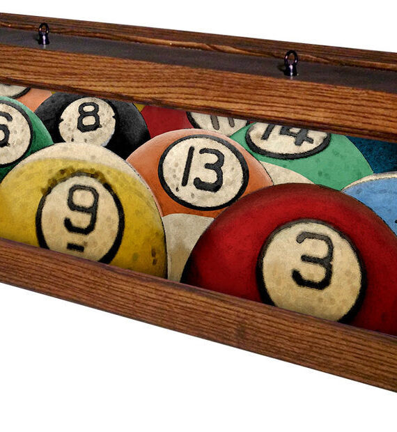 Rack Em Up Pool Table Light Mahogany Stain