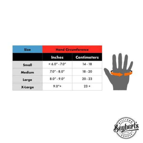 Cuetec Axis Navy Billiard Glove - Left Bridge Hand - Image 2
